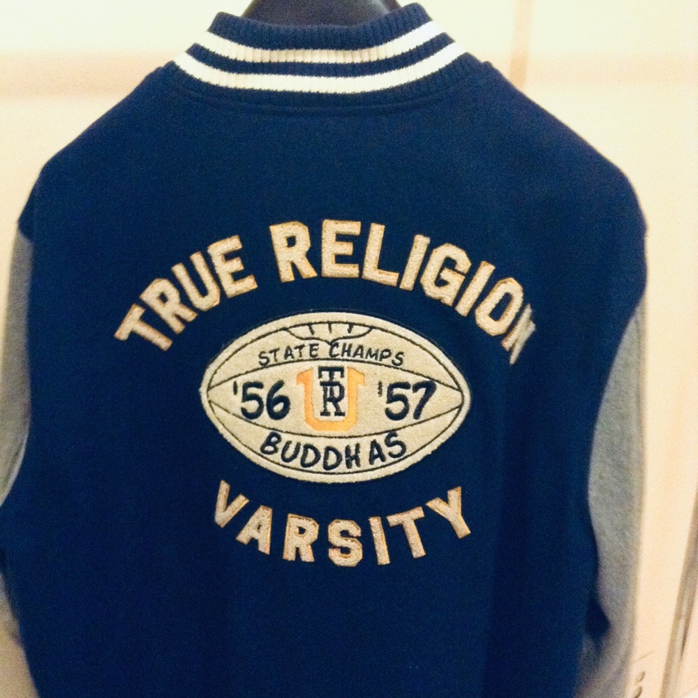 True Religion Varsity Jacket